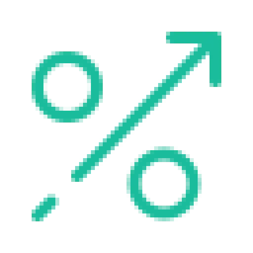 circle percentage white